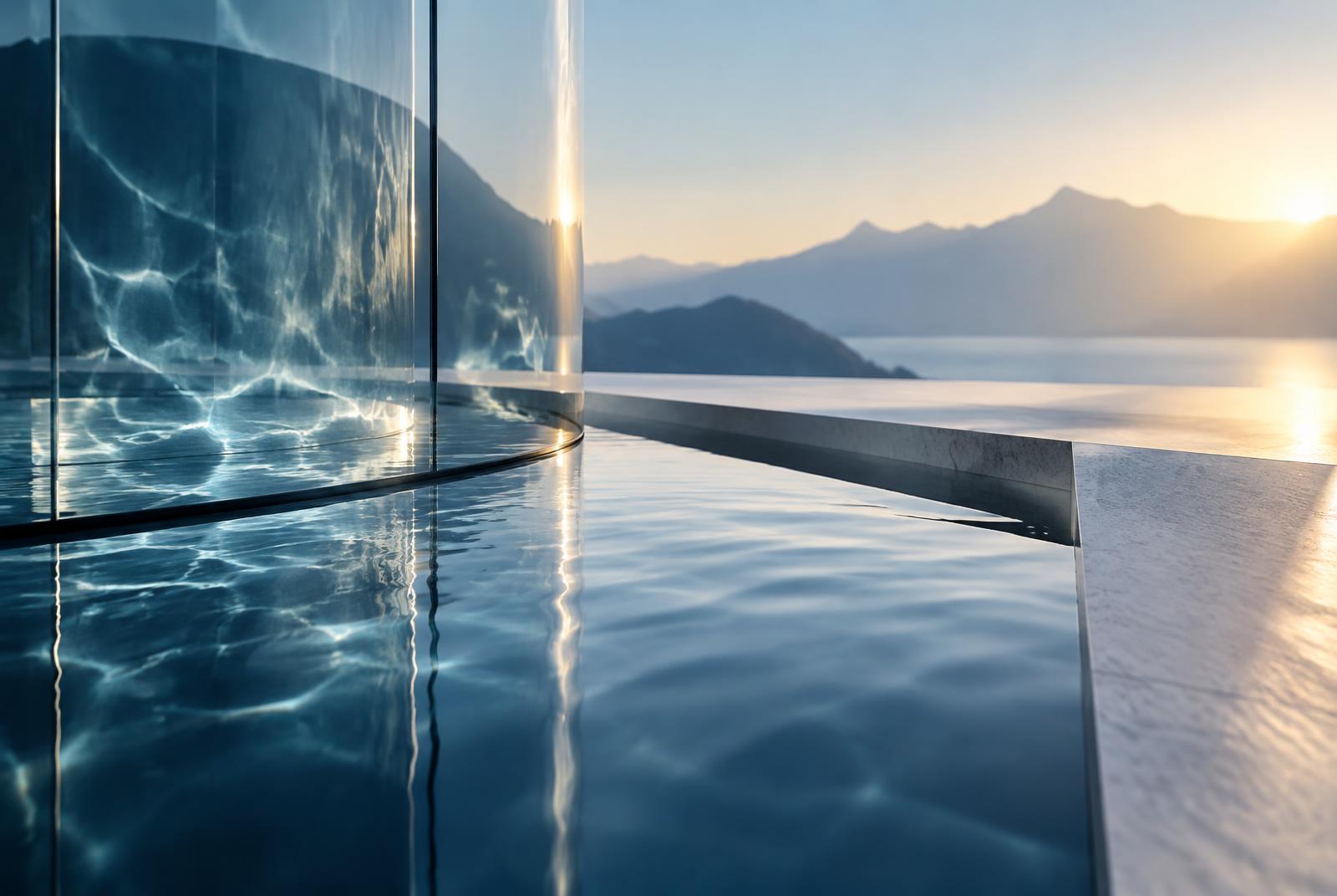 Licht und Wasser als Bild für Gesundheit und Klarheit